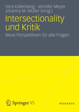 Imagen de portada: Intersectionality und Kritik 9783531177267