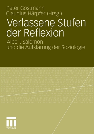 Cover image: Verlassene Stufen der Reflexion 9783531177700