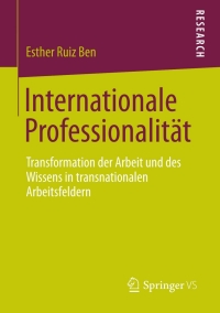 Imagen de portada: Internationale Professionalität 9783531179735