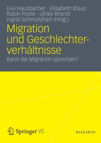 Cover image: Migration und Geschlechterverhältnisse 9783531179902