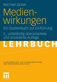 Cover image: Medienwirkungen 5th edition 9783531179964
