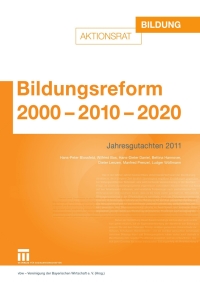 Cover image: Bildungsreform 2000 - 2010 - 2020 1st edition 9783531180298