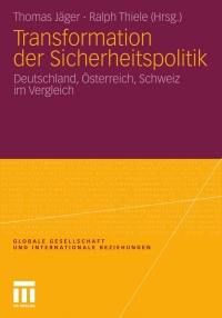 Cover image: Transformation der Sicherheitspolitik 1st edition 9783531181349