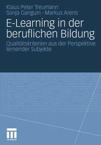 Cover image: E-Learning in der beruflichen Bildung 9783531173047