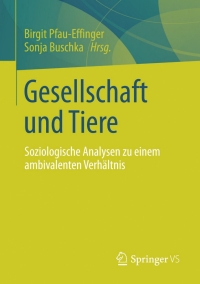 Cover image: Gesellschaft und Tiere 9783531175973