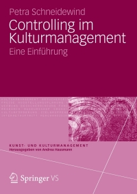 Omslagafbeelding: Controlling im Kulturmanagement 9783531177113