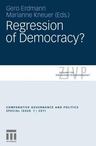 Cover image: Regression of Democracy? 1st edition 9783531182162