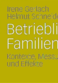 Cover image: Betriebliche Familienpolitik 9783531177403