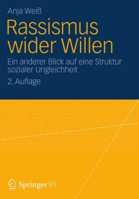 Titelbild: Rassismus wider Willen 2nd edition 9783531179766