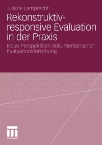 Omslagafbeelding: Rekonstruktiv-responsive Evaluation in der Praxis 9783531179858