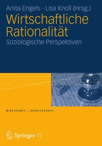 Imagen de portada: Wirtschaftliche Rationalität 9783531180038