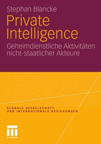 Cover image: Private Intelligence 9783531182889