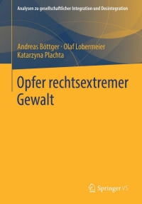 Cover image: Opfer rechtsextremer Gewalt 9783531146928