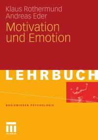 Cover image: Motivation und Emotion 9783531166988