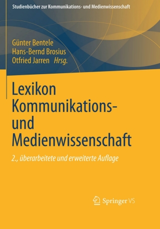 Imagen de portada: Lexikon Kommunikations- und Medienwissenschaft 2nd edition 9783531169637