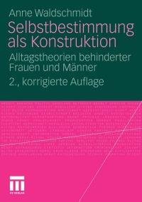 Cover image: Selbstbestimmung als Konstruktion 2nd edition 9783531175386