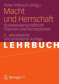 Titelbild: Macht und Herrschaft 2nd edition 9783531179247