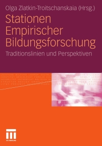 Cover image: Stationen Empirischer Bildungsforschung 9783531179841