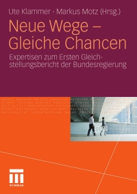 Cover image: Neue Wege - Gleiche Chancen 1st edition 9783531182254