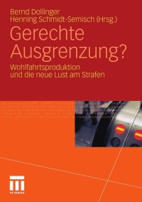 Imagen de portada: Gerechte Ausgrenzung? 9783531178080