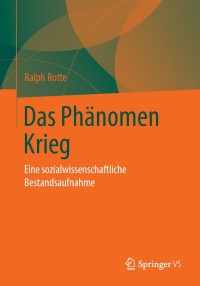 Cover image: Das Phänomen Krieg 9783531155050