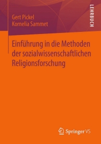 Cover image: Einführung in die Methoden der sozialwissenschaftlichen Religionsforschung 9783531180083