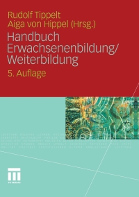 Titelbild: Handbuch Erwachsenenbildung/Weiterbildung 5th edition 9783531184289