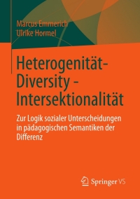 Omslagafbeelding: Heterogenität - Diversity - Intersektionalität 9783531171593