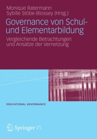 Cover image: Governance von Schul- und Elementarbildung 9783531184265