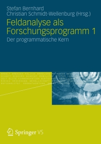 Titelbild: Feldanalyse als Forschungsprogramm 1 1st edition 9783531178714