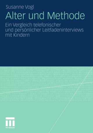 Cover image: Alter und Methode 9783531185873