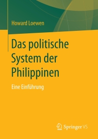 Cover image: Das politische System der Philippinen 9783531164786