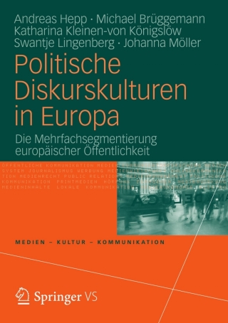 Imagen de portada: Politische Diskurskulturen in Europa 9783531178639