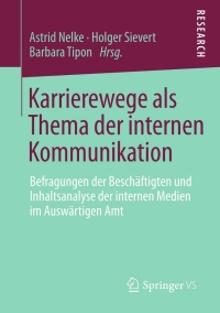 Cover image: Karrierewege als Thema der internen Kommunikation 9783531185897