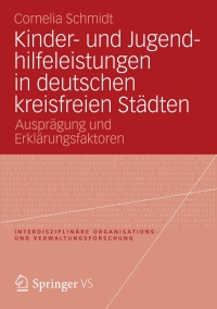 Cover image: Kinder- und Jugendhilfeleistungen in deutschen kreisfreien Städten 9783531185941