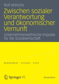 Immagine di copertina: Zwischen sozialer Verantwortung und ökonomischer Vernunft 9783531185958
