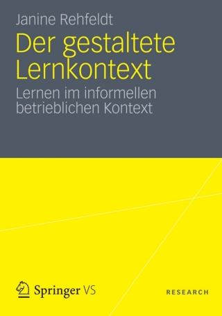 Cover image: Der gestaltete Lernkontext 9783531186139