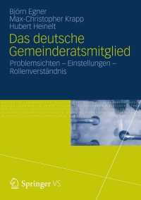 Imagen de portada: Das deutsche Gemeinderatsmitglied 9783531186399