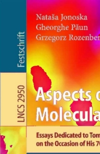 Immagine di copertina: Aspects of Molecular Computing 1st edition 9783540207818