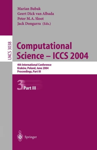 Cover image: Computational Science — ICCS 2004 1st edition 9783540221166