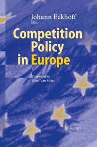 Cover image: Competition Policy in Europe 1st edition 9783540405511