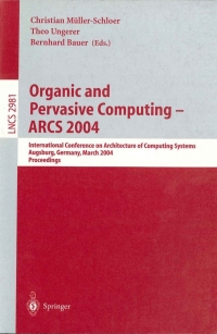 Omslagafbeelding: Organic and Pervasive Computing -- ARCS 2004 1st edition 9783540212386