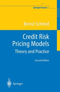 Imagen de portada: Credit Risk Pricing Models 2nd edition 9783540404668