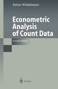Cover image: Econometric Analysis of Count Data 4th edition 9783540404040