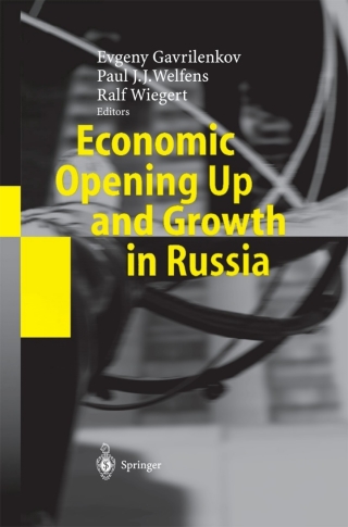 Imagen de portada: Economic Opening Up and Growth in Russia 1st edition 9783540204596