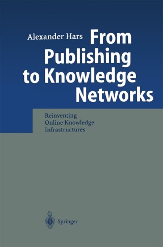 Imagen de portada: From Publishing to Knowledge Networks 9783540012504