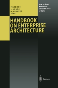 Cover image: Handbook on Enterprise Architecture 1st edition 9783540003434