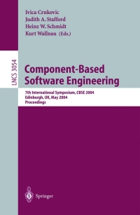 Cover image: Component-Based Software Engineering 1st edition 9783540219989