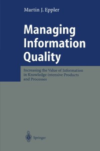 Cover image: Managing Information Quality 9783540003984
