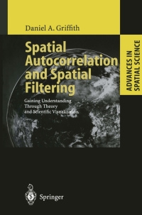Imagen de portada: Spatial Autocorrelation and Spatial Filtering 9783540009320